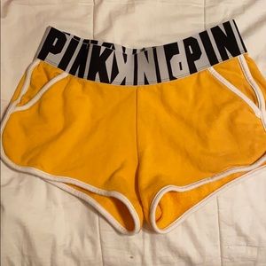 “pink” lounging shorts